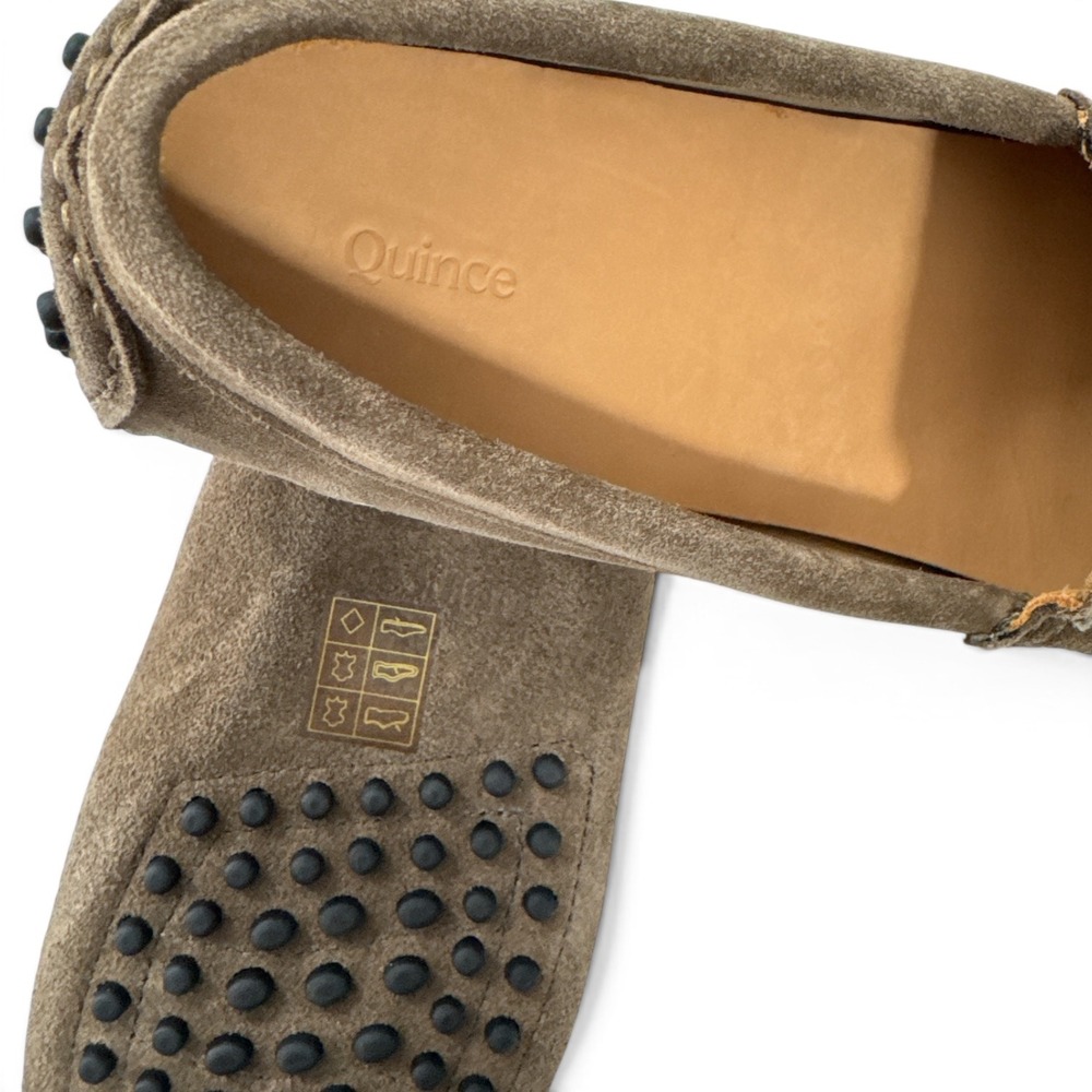 Quince Womens Suede Driver Loafers Medium Brown 8 LB74495-BSFLC005-17290 NIB - Picture 5 of 7